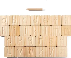 Best Montessori Wooden Letter Spelling Tiles - Best alphabet learning toys