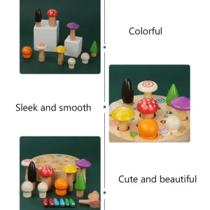 Best Montessori Woodpecker Catch Worms Game - Fine motor skills toys