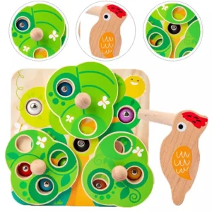 Catch The Bug Wooden Magnetic Game- Fine motor skills toys