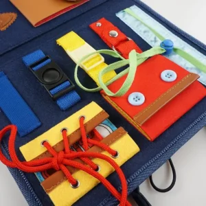 Cloth Busy Board - Montessori Educational Toys Fine Motor Toys