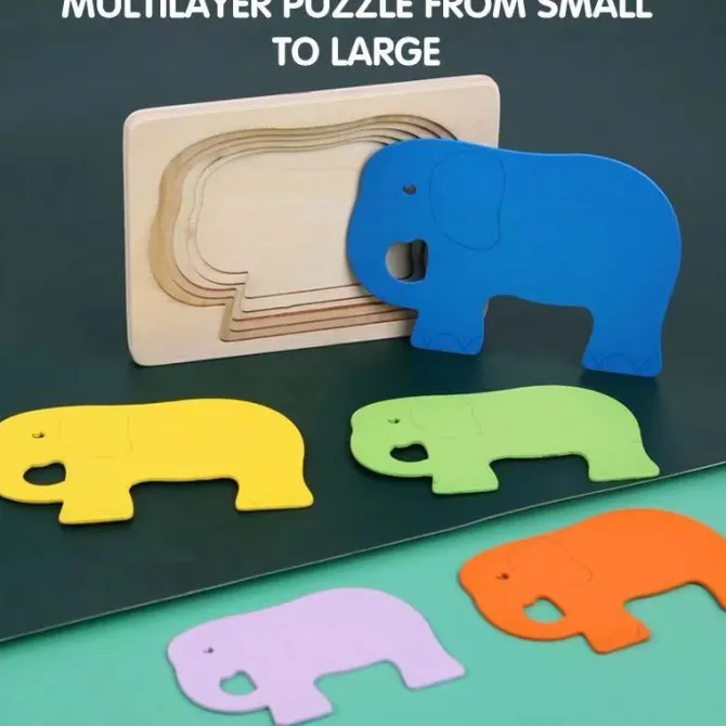 d_multilayer_wood_puzzle__3.webp 3D Multilayer Wood Puzzle Elephant/Duck/Whale/Fish - Montessori Puzzles