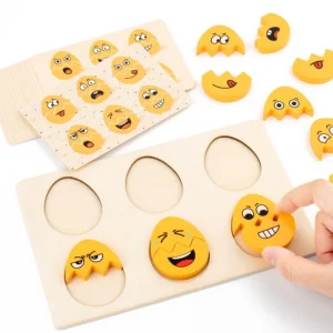 Emoji Egg Puzzle With Cards - Best Sensory Toys
