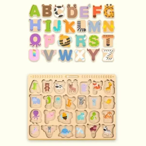 Goryeo Baby alphabet wood puzzle - Best alphabet learning toys