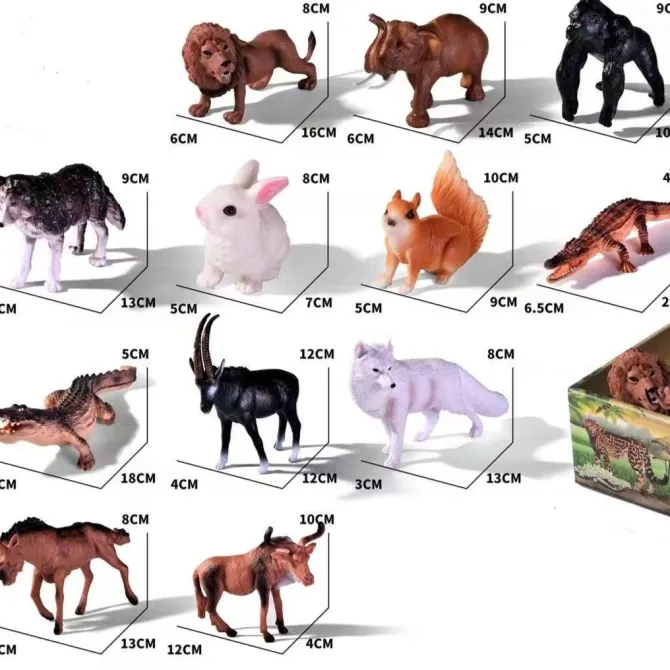 jungle_animals_set_of___i_5.webp Jungle Animals Set of 12 - Imaginative Play Toys