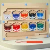 Large Magnetic Board Colour and Number Sorting Maze - The Best Fine Motor Toys