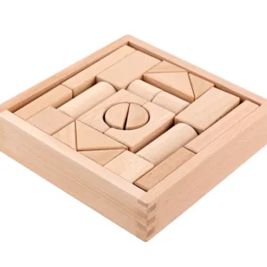 Log Blocks with Wooden Box - Open ended wooden toys