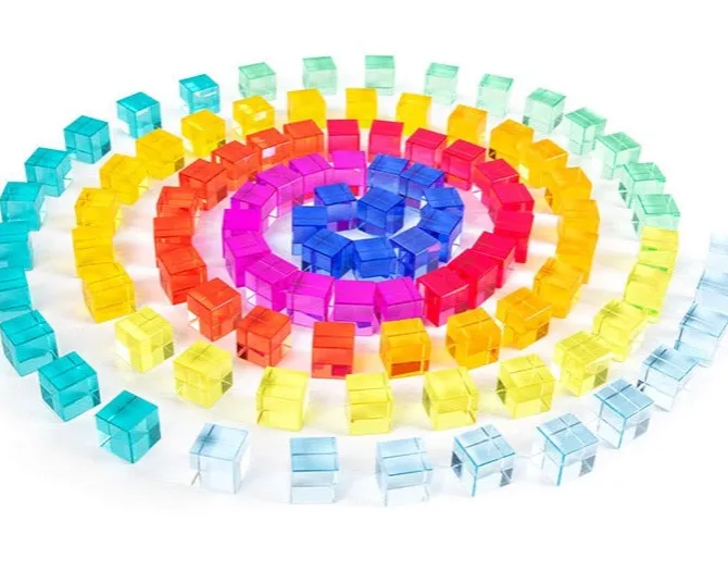 lucite_block_cube_with_wo_8.webp Lucite Block Cube with Wooden Houses Set- Open Ended Toys
