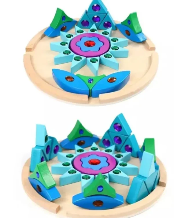 Mandala Gem Blocks - Open Ended Toys