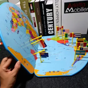 Map of the World National Flag (Chinese and English Version)- Best Open Ended Toys