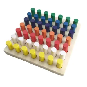 Montessori Wooden Cylinder Socket Blocks-Best montessori toys