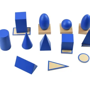 Montessori Wooden Geometric Solids- Best montessori toys