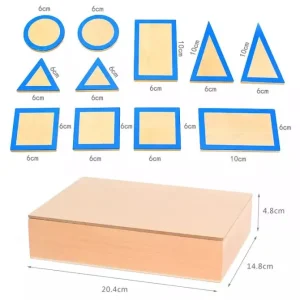 Montessori Wooden Geometric Solids- Best montessori toys
