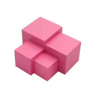 Montessori Wooden Pink Tower Family Style - Best montessori toys