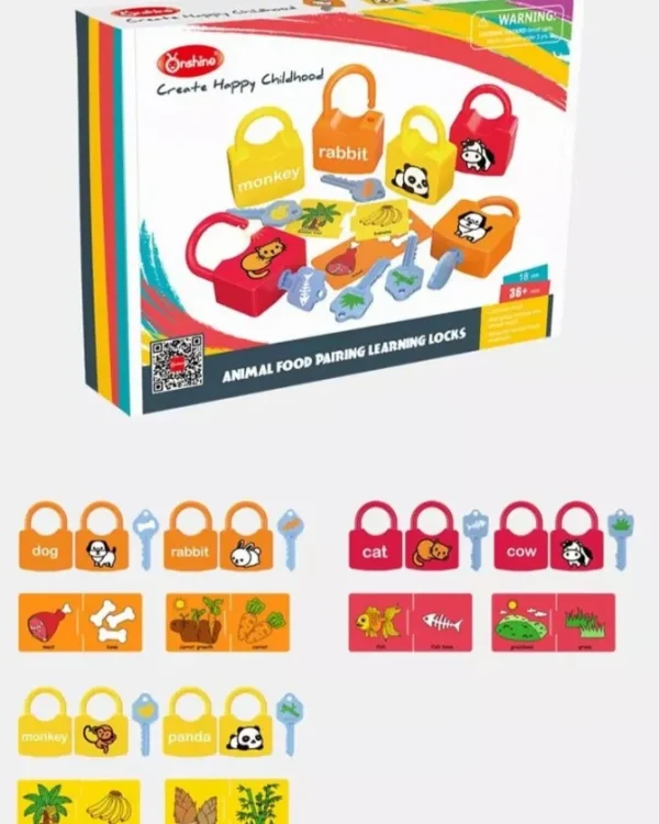 NEW! Onshine Pairing Locks - Fine motor skills toys