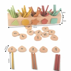 Number and Colour Sorting Box - The Best Montessori Toys