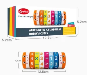 Onshine Alphabet / Arithmetic Cylindrical Rubik’s Cubes- Fine motor skills toys
