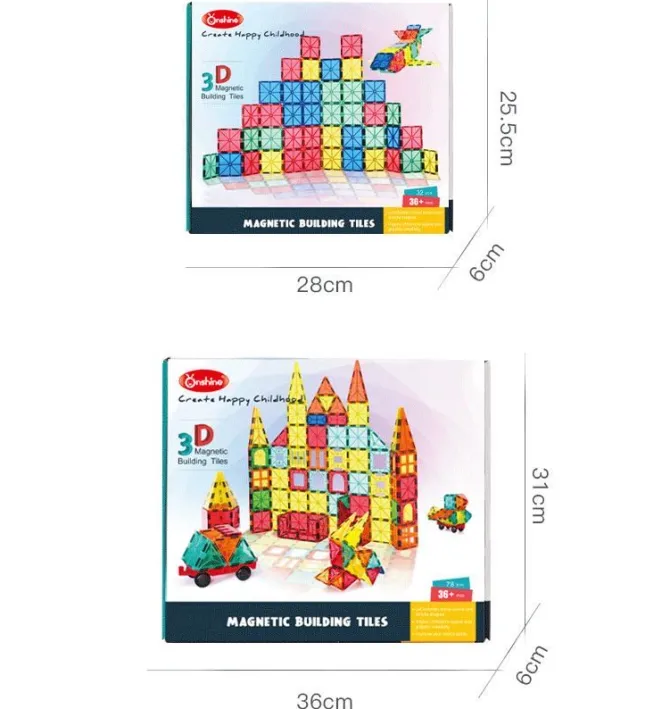 onshine_magnetic_building_3.webp Onshine Magnetic Building Tiles (32 & 78 piece) - Open ended wooden toys- Fine Motor Toys For Children
