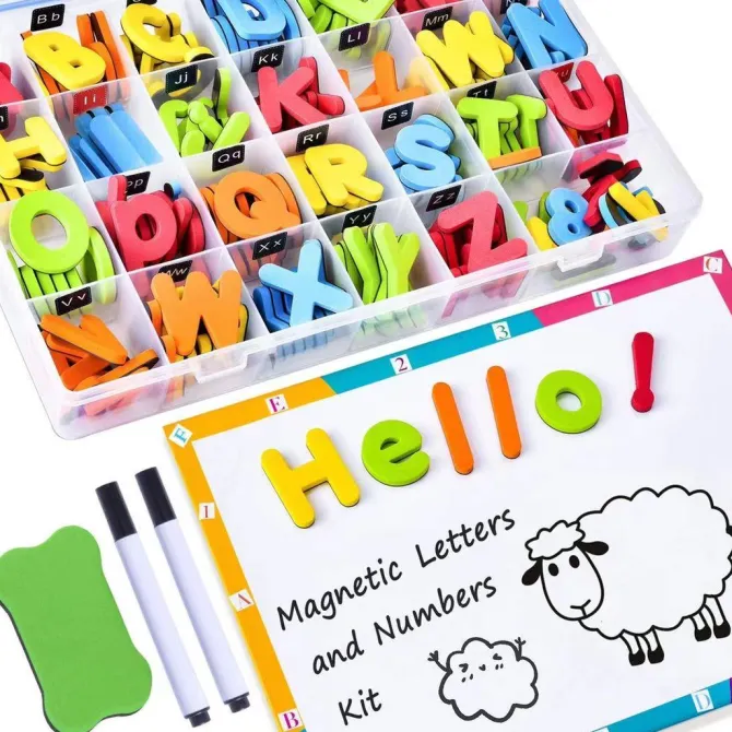 pcs_magnetic_letters_and_0.webp 225 PCS Magnetic Letters and Numbers Box Set - Best Montessori Toys