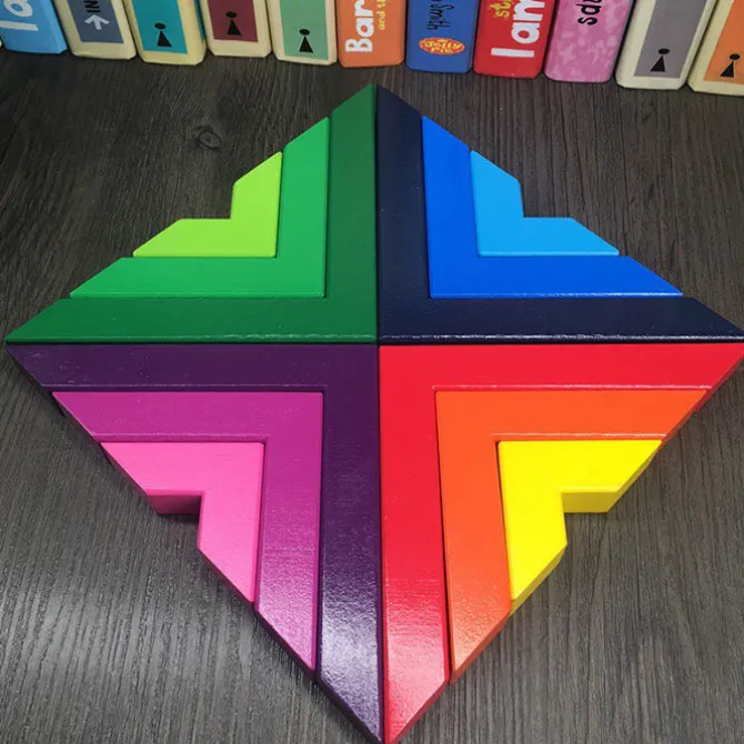 pcs_rainbow_blocks_wooden_4.webp 12pcs Rainbow Blocks Wooden Colorful Angle blocks - Open Ended Toys