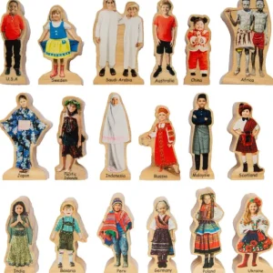 People Around the World - Wooden toys