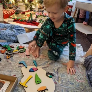 Picasso-style Montessori Face Puzzle-Speech therapy toys
