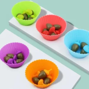 Squirrel Picking Acorn Wooden Board Game- Fine motor skills toys