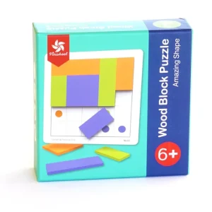 Wood Block Logical Puzzle Level 0-3-Mathematics toys