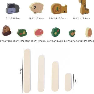 Wooden Animals in the Forest-Opened Ended Play