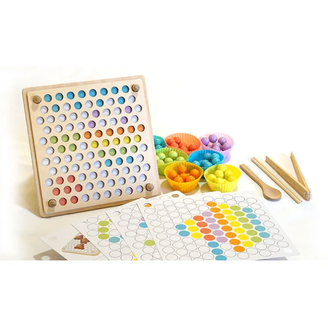 wooden_bead_holder__fine__0.webp Wooden Bead Holder - Fine Motor Toys For Children