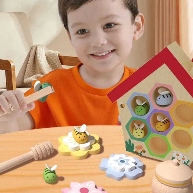 wooden_bee_hive_play_set__0.webp Wooden Bee Hive Play Set - Best Wooden Learning Toys