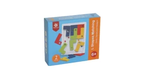 Wooden Block L Shape Logical Puzzle-Mathematics toys