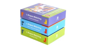 Wooden Block L Shape Logical Puzzle-Mathematics toys