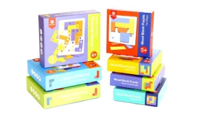 Wooden Block L Shape Logical Puzzle-Mathematics toys