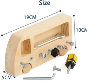 Wooden Busy Bus - Fine Motor Toys