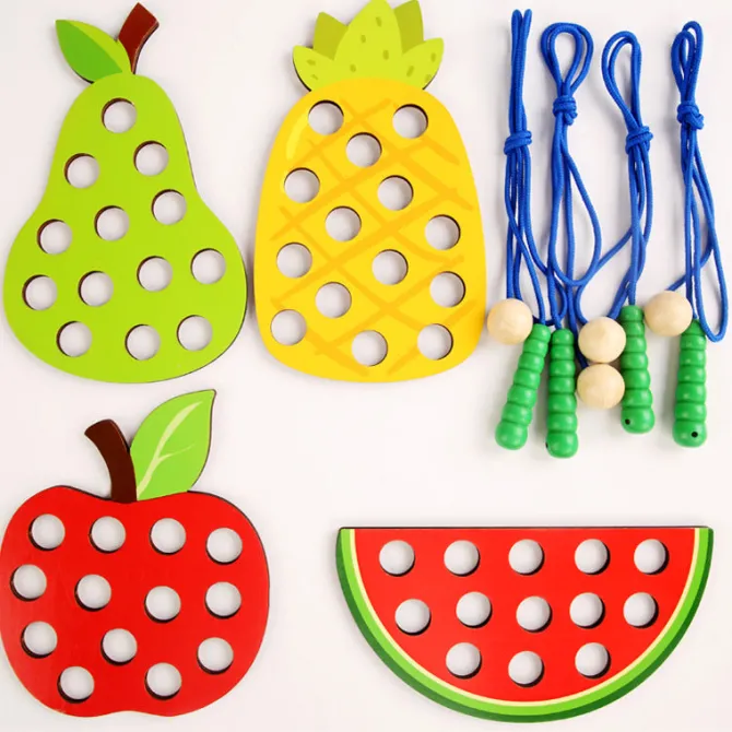 wooden_caterpillars_eat_f_1.webp Wooden Caterpillars Eat Fruits Threading Toys - Best Fine Motor Skills Toys
