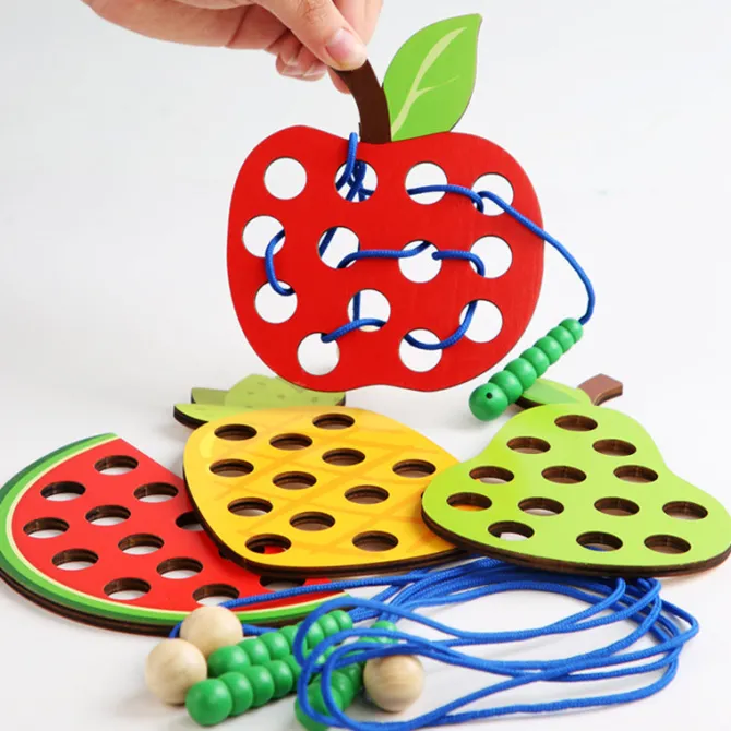 wooden_caterpillars_eat_f_2.webp Wooden Caterpillars Eat Fruits Threading Toys - Best Fine Motor Skills Toys