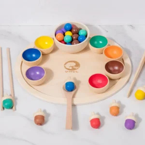 Wooden Color Sorting Game- The Best Fine Motor Toys