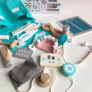 Wooden Doctor on Call Play set - Open Ended Play Toys