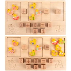 Wooden Duck Counting Game - Mathematics Educational Toys