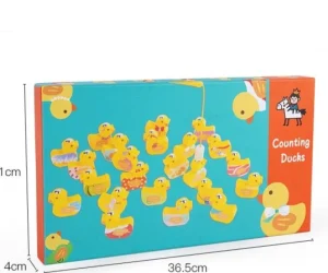 Wooden Duck Counting Game - Mathematics Educational Toys