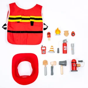 Wooden Fire Fight Play Set - Open Ended Play Toys