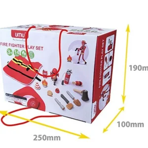 Wooden Fire Fight Play Set - Open Ended Play Toys