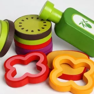 Wooden Fruit and Vegetable Salad Game - Open Ended Toys