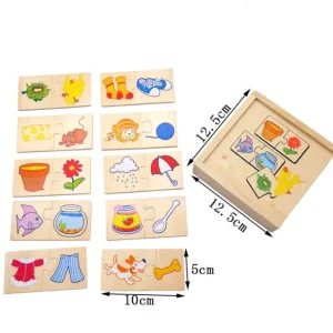 Wooden Jigsaw Matching Puzzle - Mathematics toys
