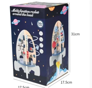 Wooden Multifunction Rocket - Best Fine Motor Toys