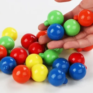 Wooden Mushroom Nails-Fine motor skills toys