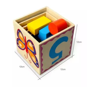 Wooden Nesting & Stacking Cubes Set of 5-Fine motor skills toys