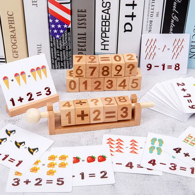 wooden_number_matching__w_3.webp Wooden Number matching / Word Pair Learning Mathematics toys Open ended wooden toys