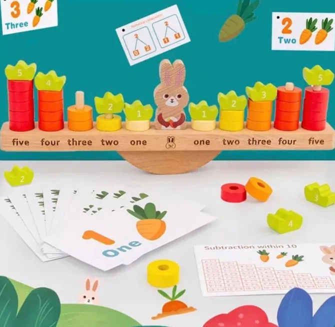 wooden_rabbit_balance_cou_0.webp Wooden Rabbit Balance Counting- Mathematics toys