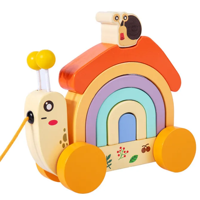 wooden_rainbow_snail_trac_0.webp Wooden Rainbow Snail Tractor- Fine motor skills toys